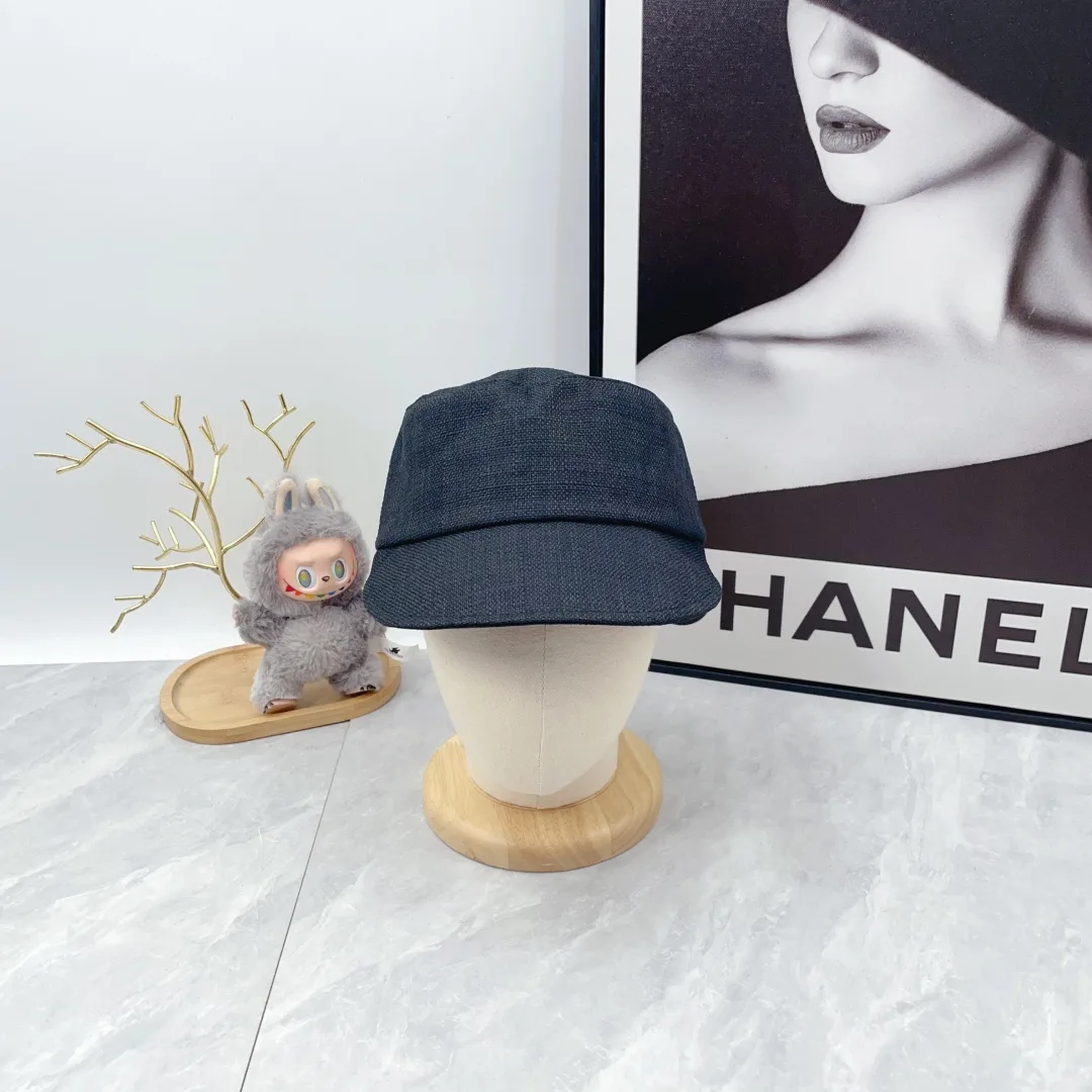 Hermes Smooth Cap in Blue · view 3
