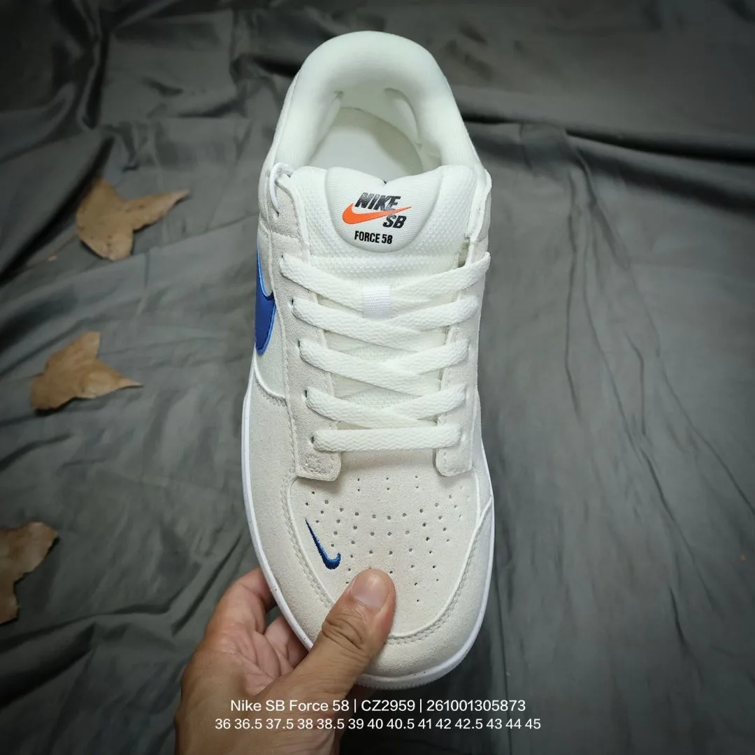 Nike SB Force 58 Sneakers in Cream · view 2