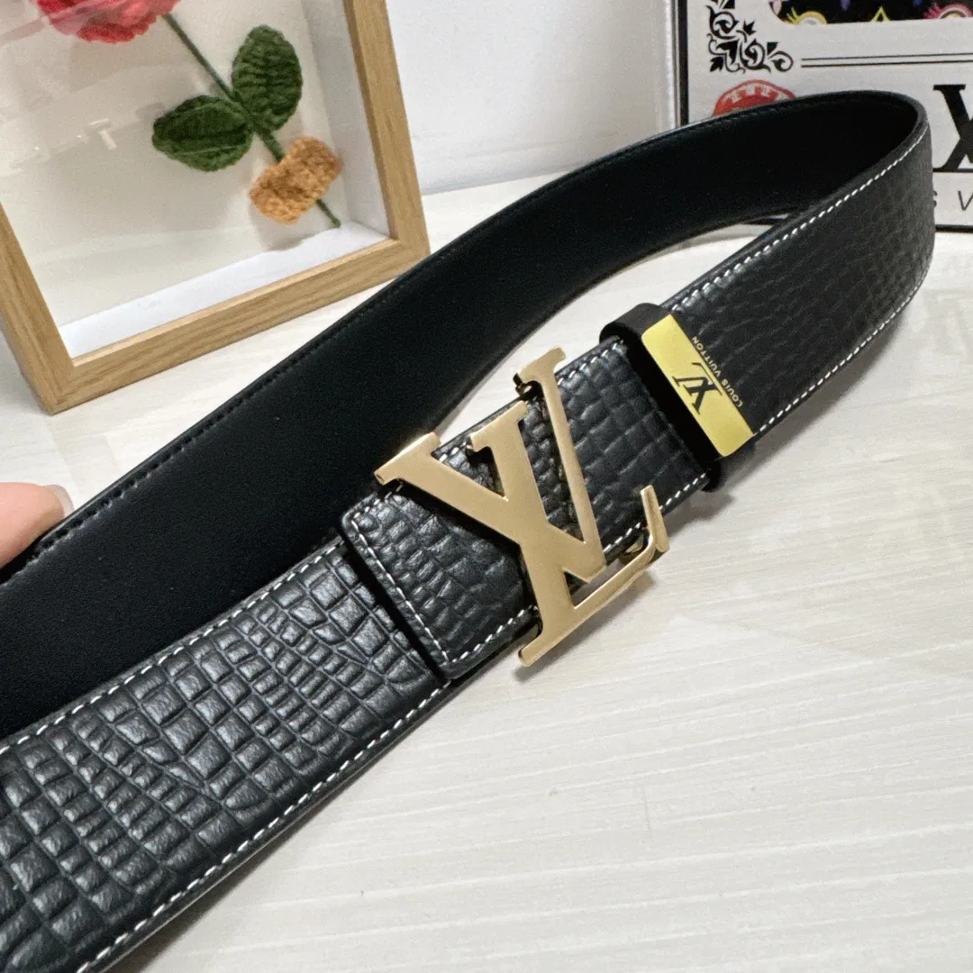 Louis Vuitton Cowhide Belt in Black · view 6