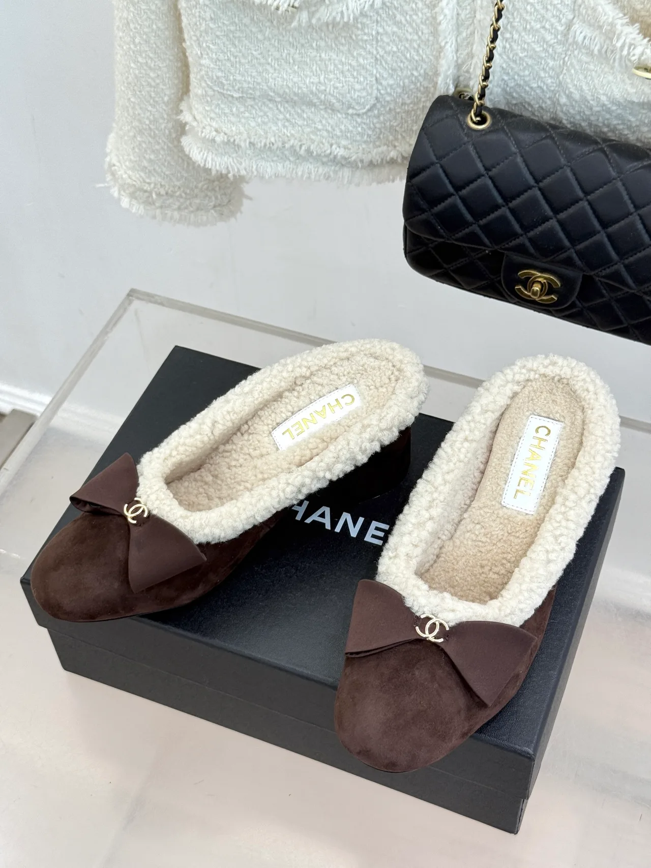 Chanel Slippers in Brown · view 2