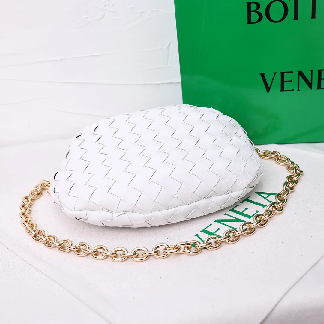 Bottega Veneta Woven Hobo Bag in White · view 4