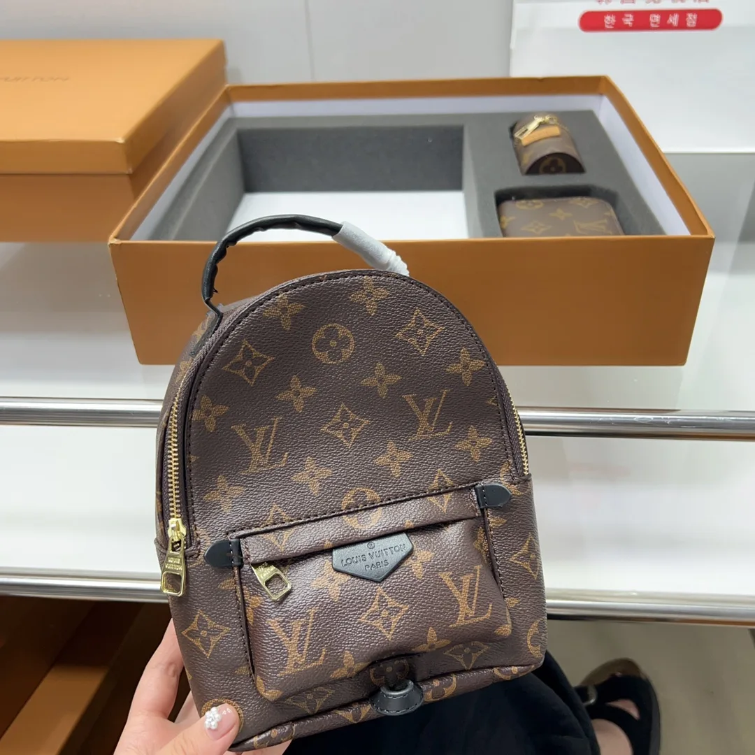 Louis Vuitton Mini Backpack Gift Set in Brown · view 3