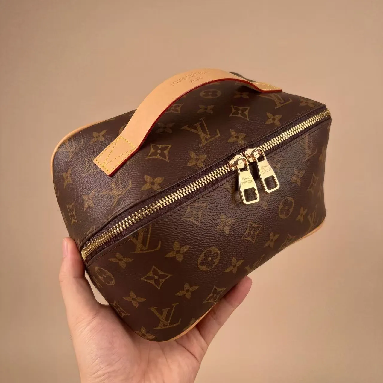 Louis Vuitton Monogram Travel Case in Brown · view 4