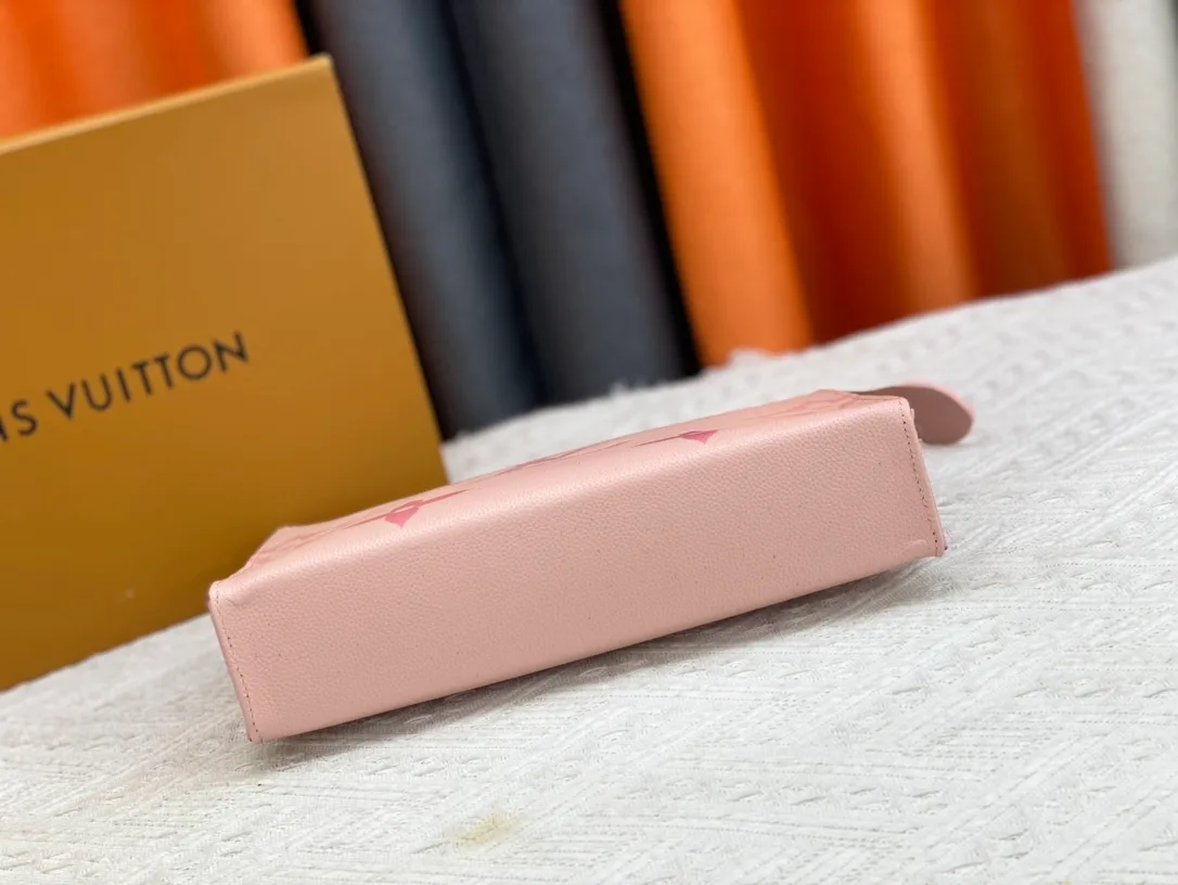 Louis Vuitton Canvas Zip Pouch in Pink · view 5