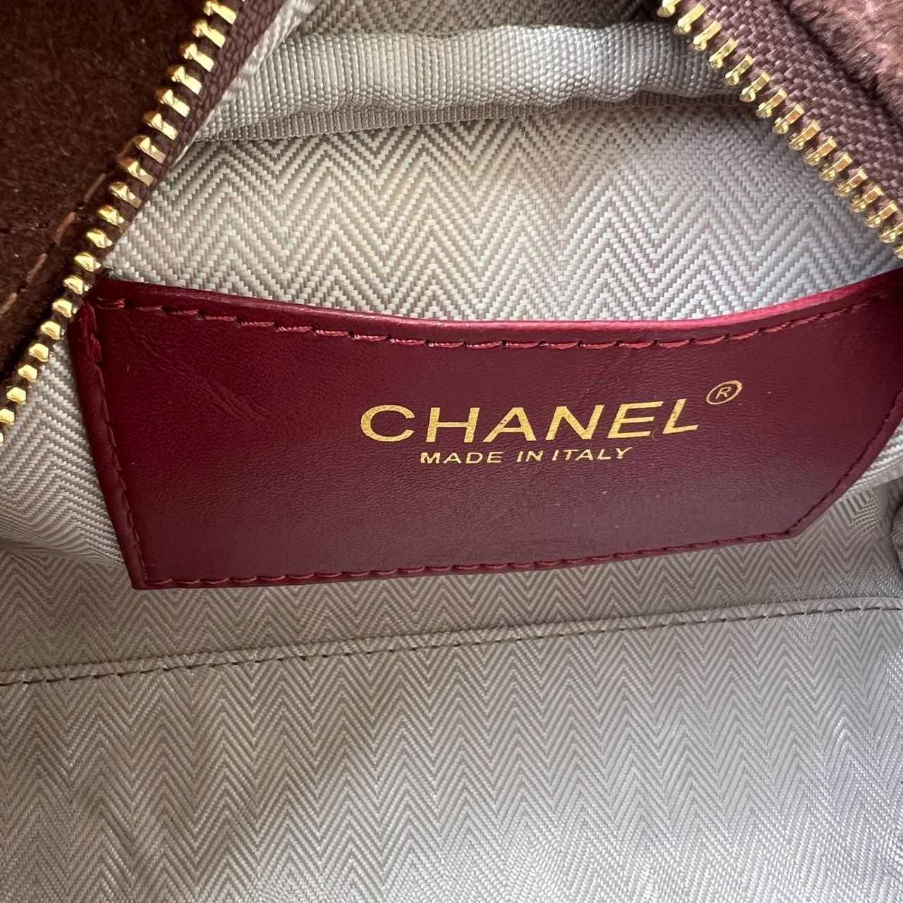 Chanel Quilted Handbag in Brown · view 8