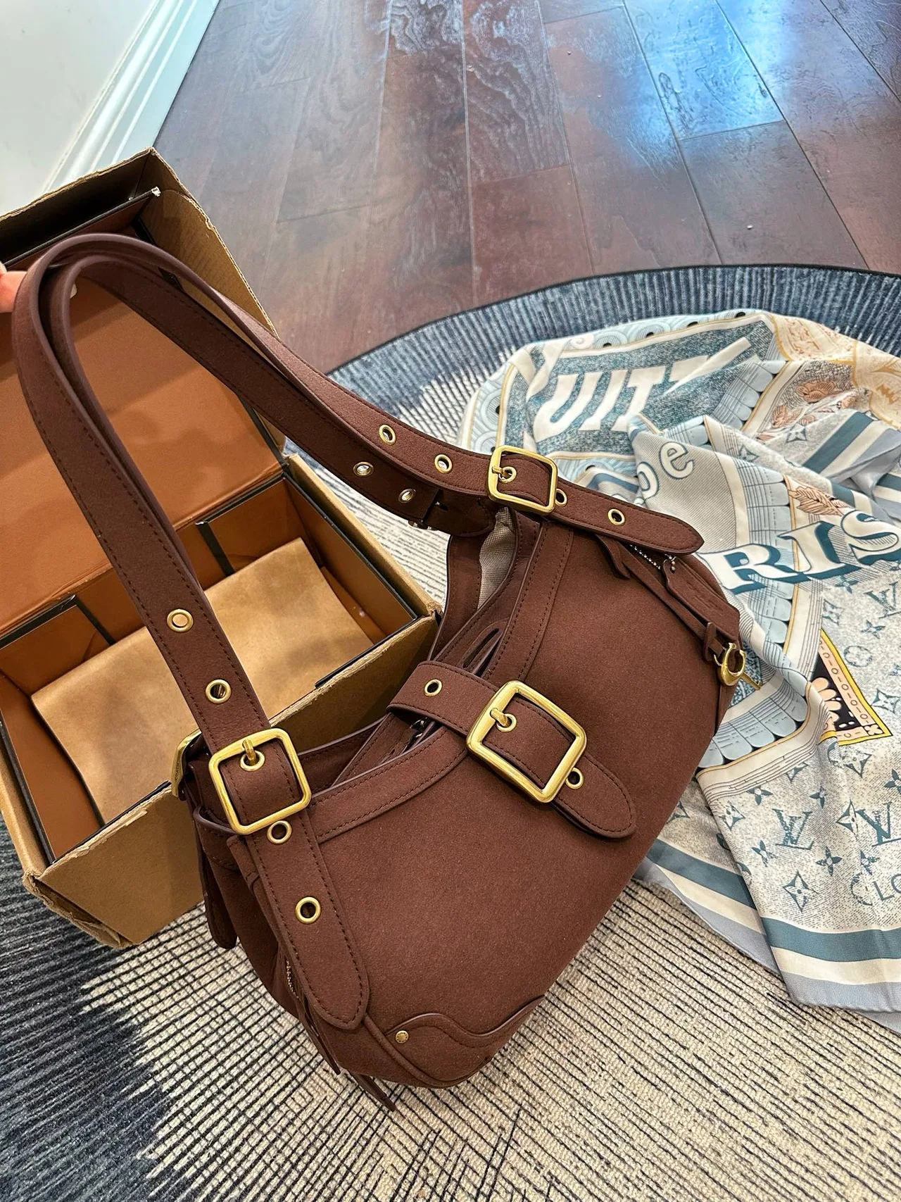 Coach Hobo Bag in Brown · view 4