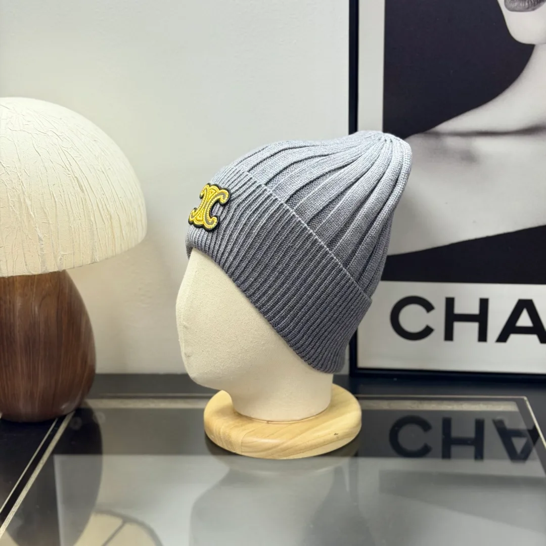 Celine Beanie in Grey · view 4