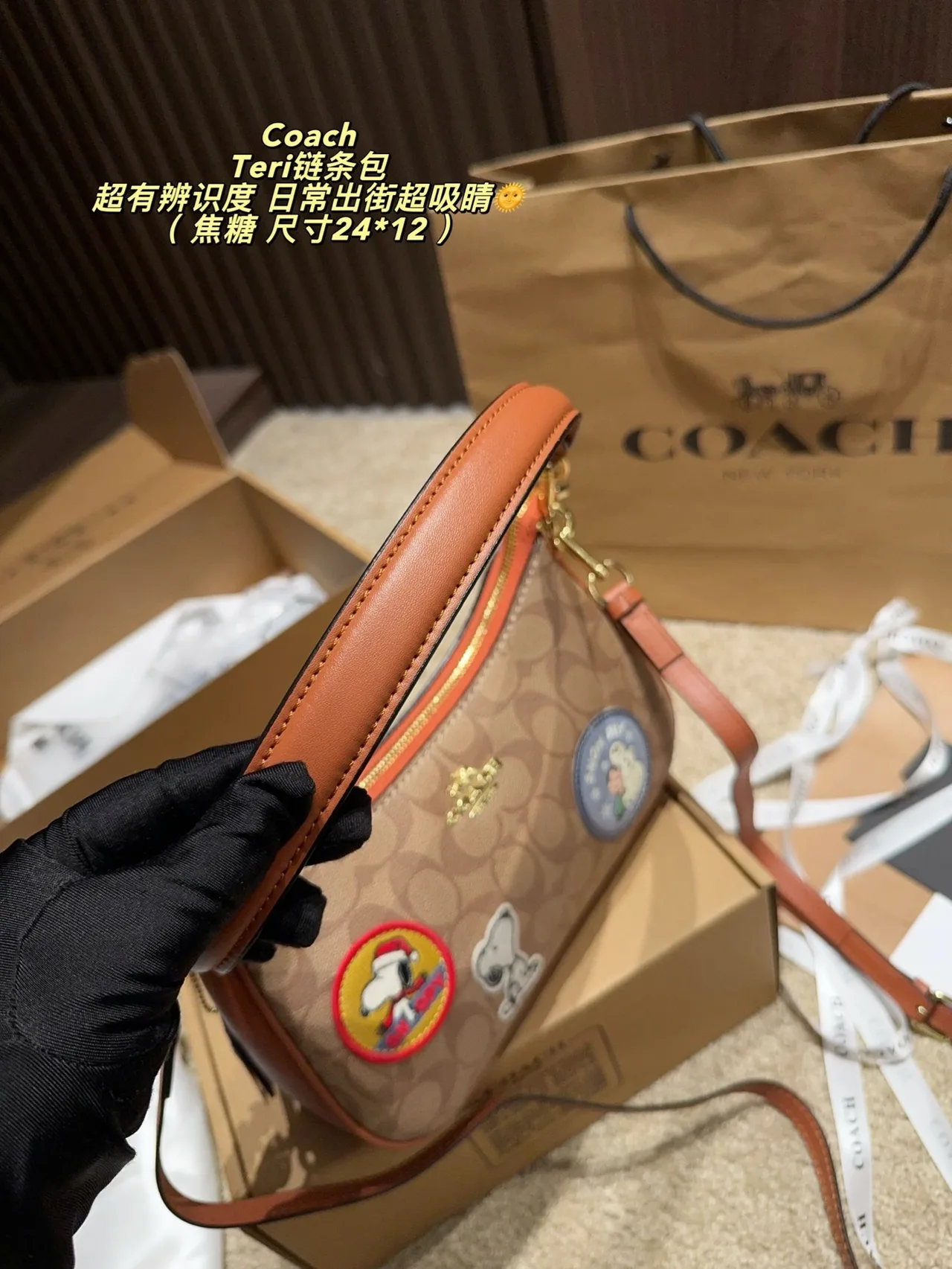 Coach Hobo Bag in Beige · view 7