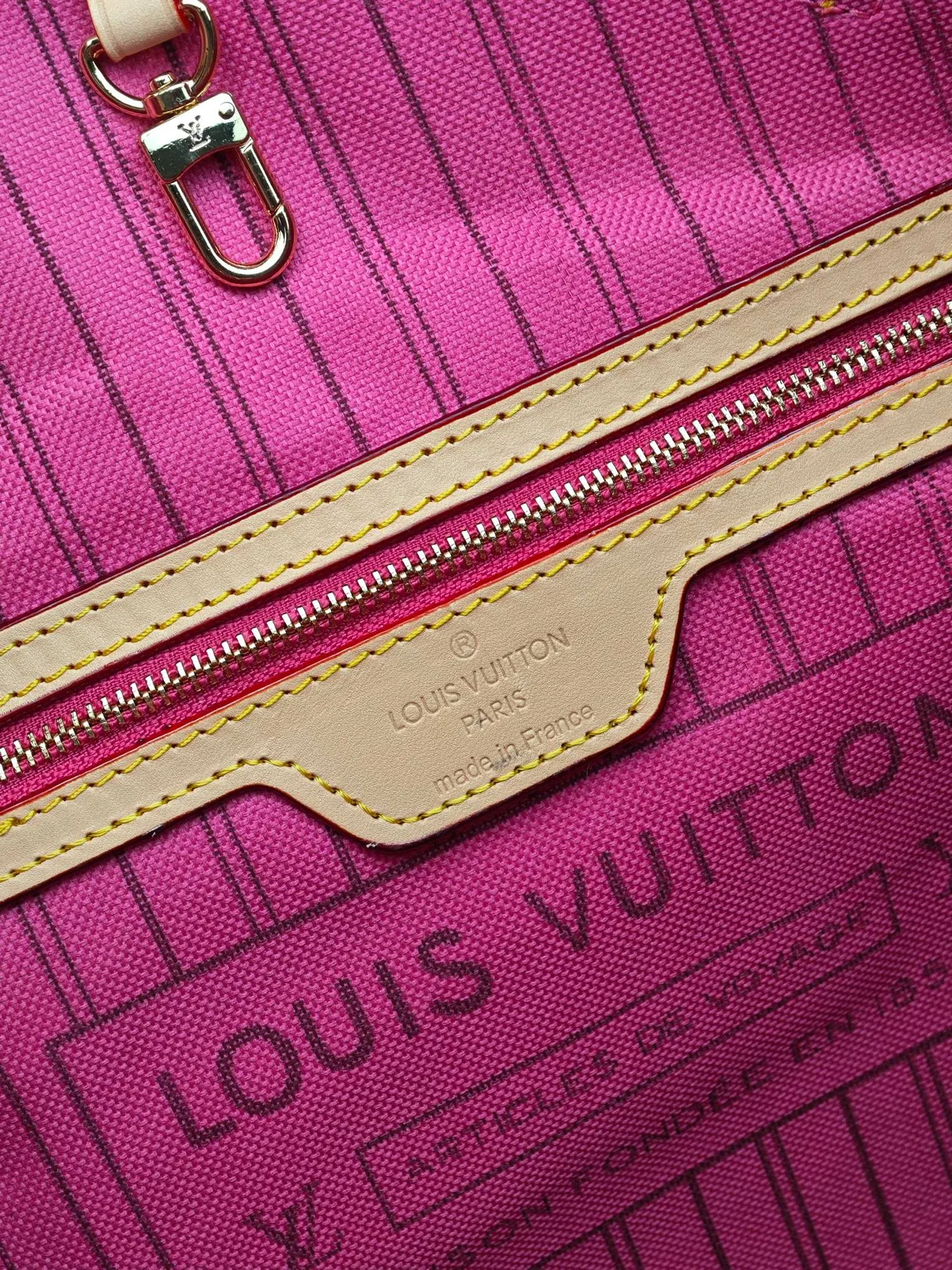 Louis Vuitton Neverfull Clutch in Brown · view 8