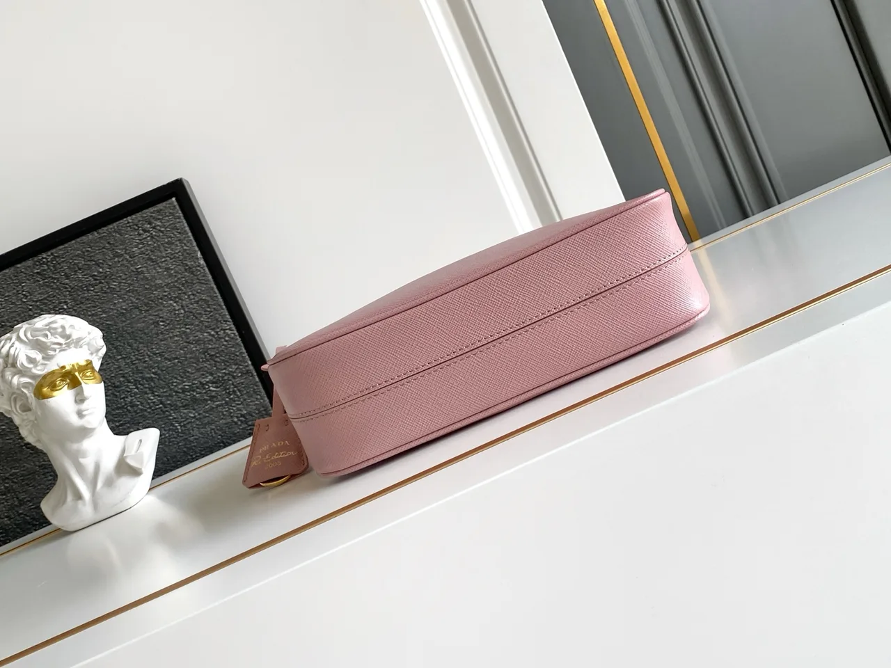 Prada Smooth Hobo Bag in Pink · view 4