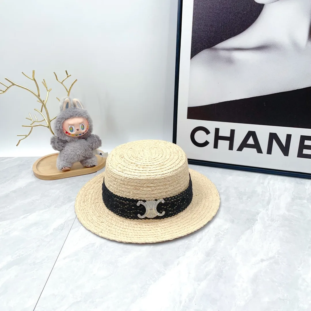Celine Boater Hat in Beige · view 6