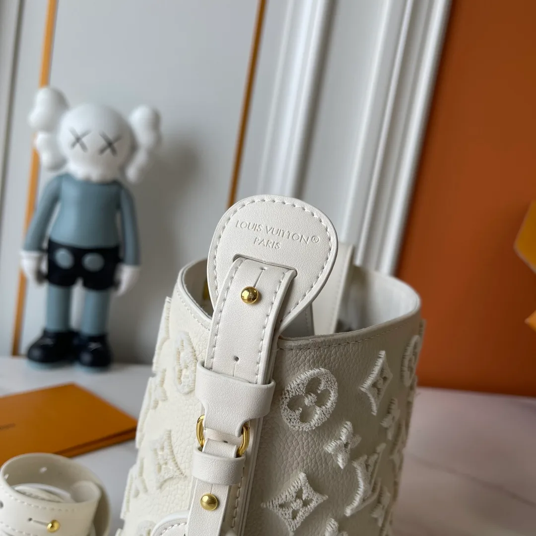 Louis Vuitton Cowhide All In BB Bag in Cream · view 7