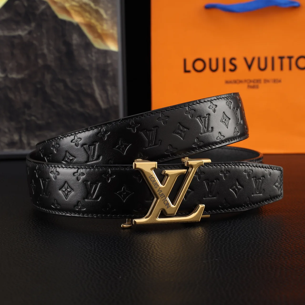 Louis Vuitton Belt in Black · view 2