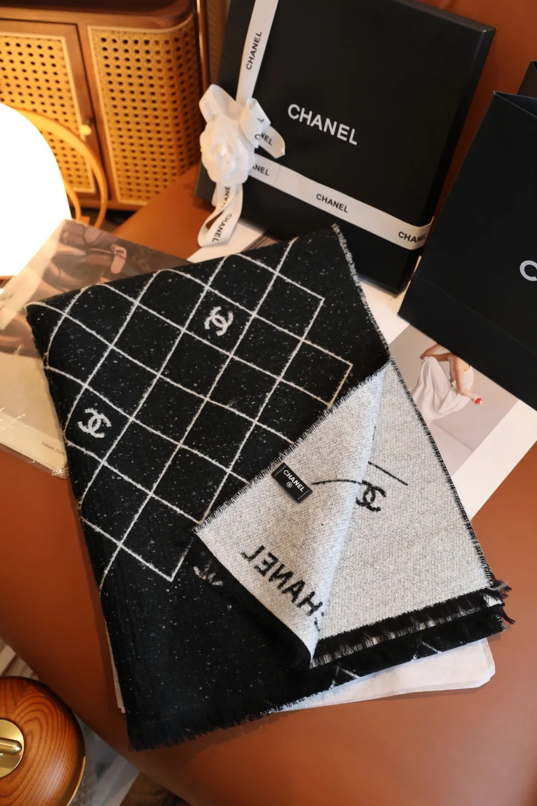 Chanel Scarf in Black · view 3