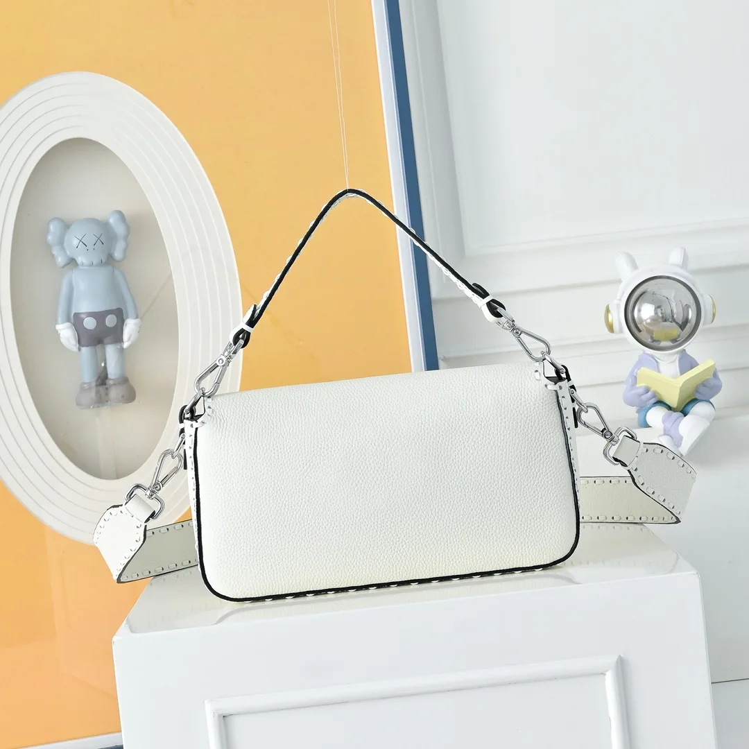 Fendi Baguette Smooth Bag in White · view 2