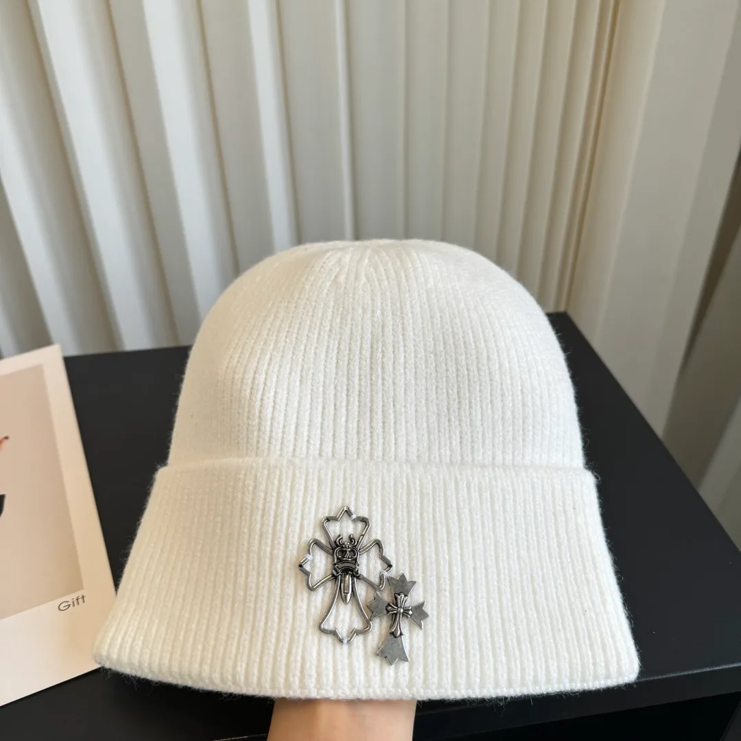 Chrome Hearts Beanie in White · view 4
