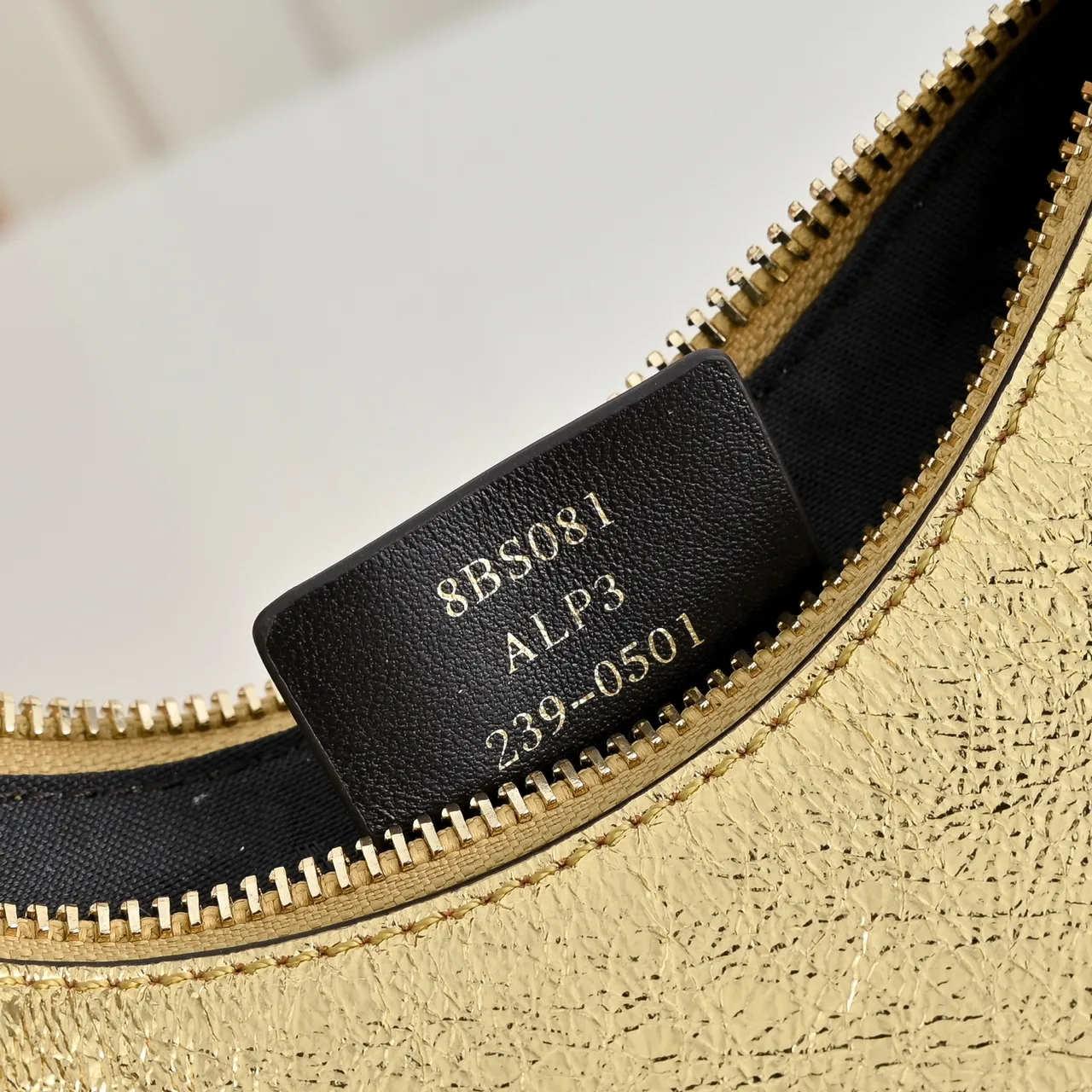 Fendi Crescent Shoulder Bag in Gold · view 6