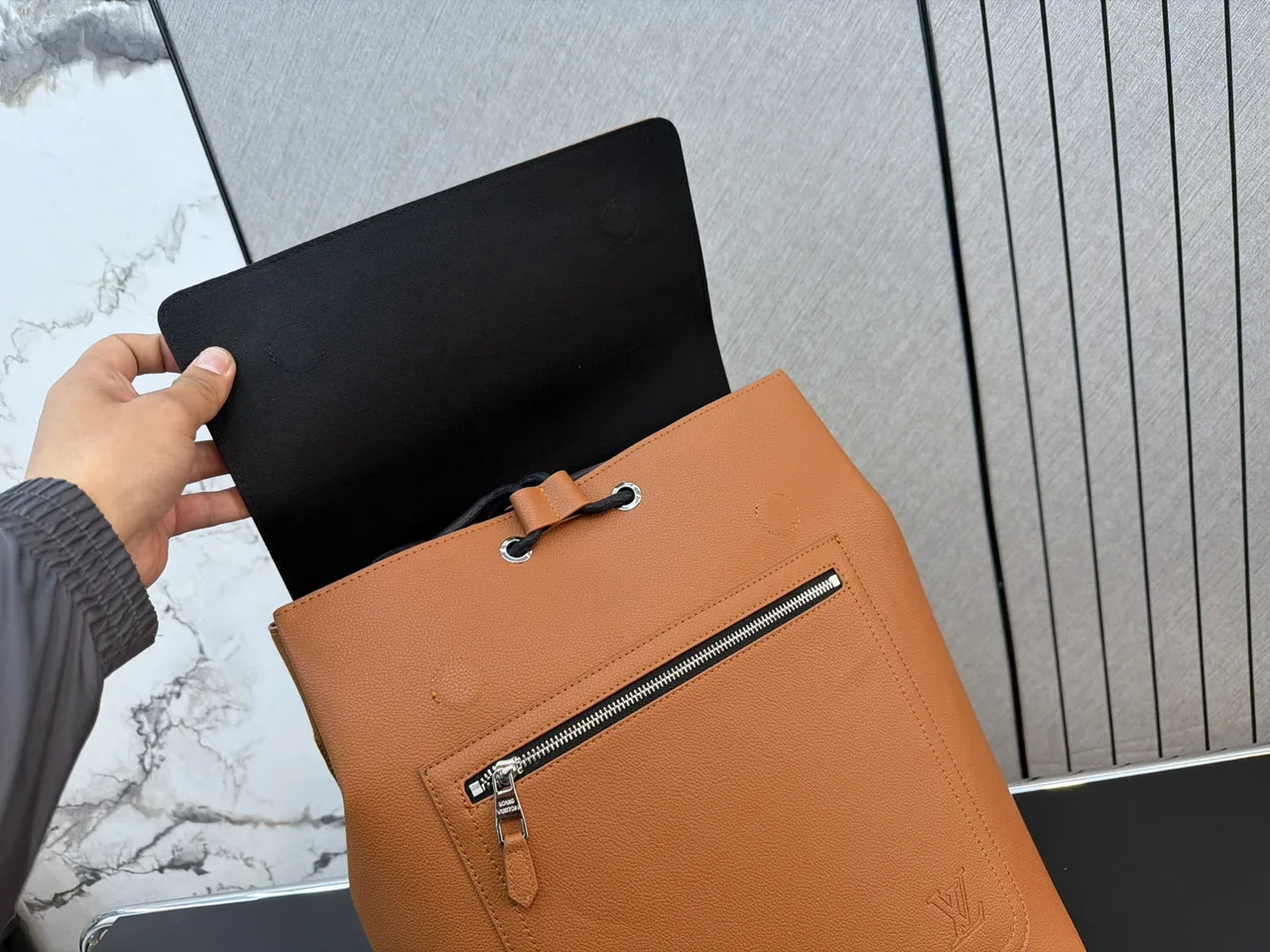 Louis Vuitton Backpack in Brown · view 9