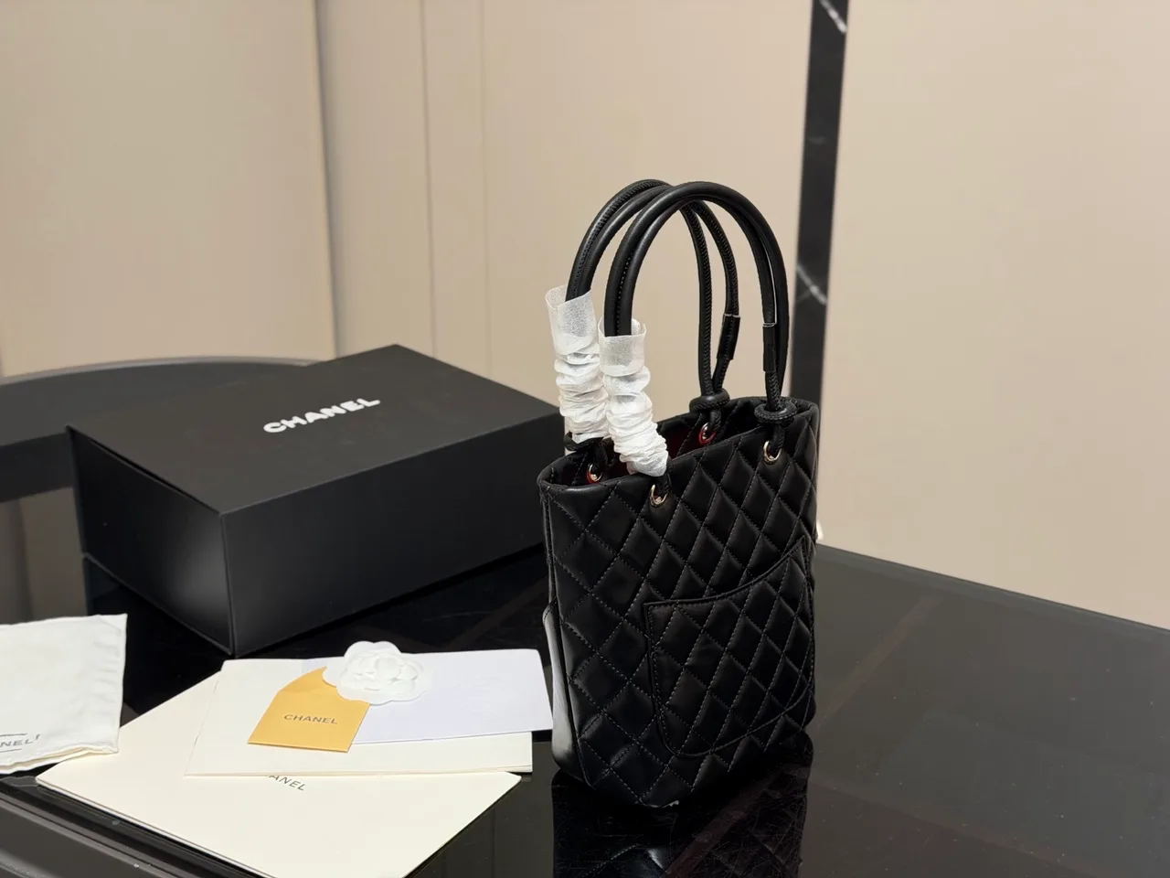 Chanel Bucket Bag in Black · view 8
