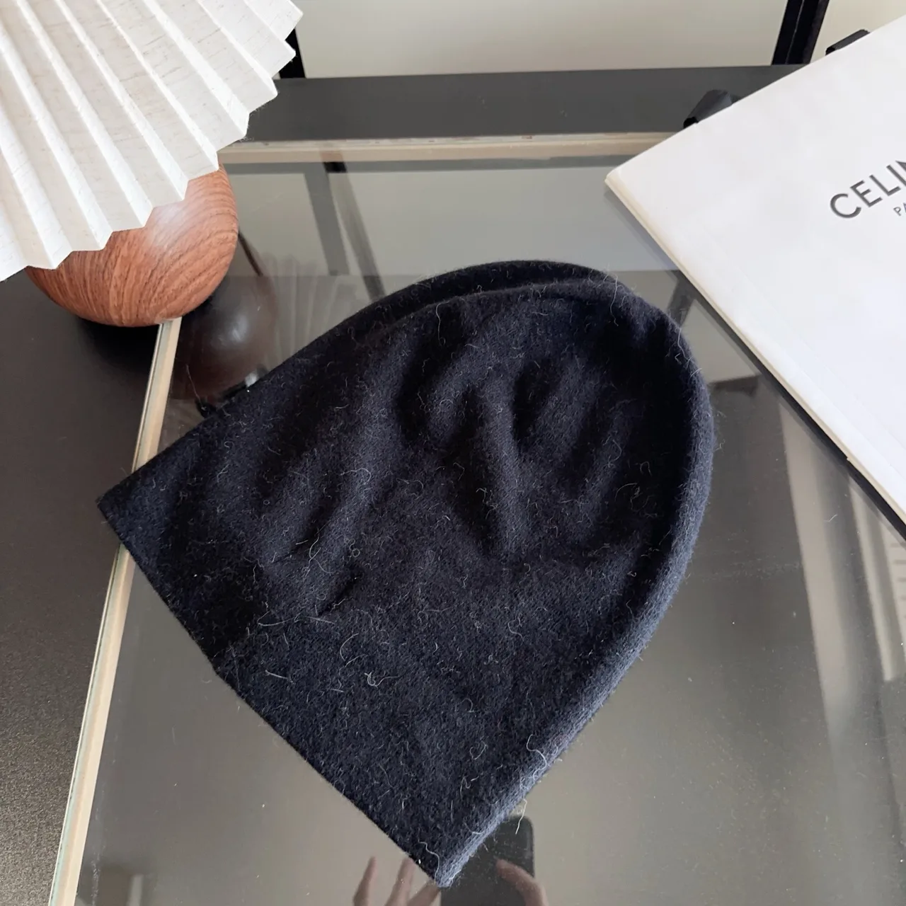 Celine Beanie in Black · view 4