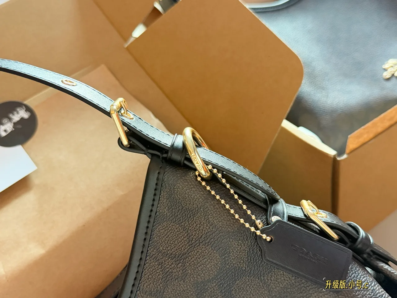 Coach Signature Hobo Bag in Brown · view 5