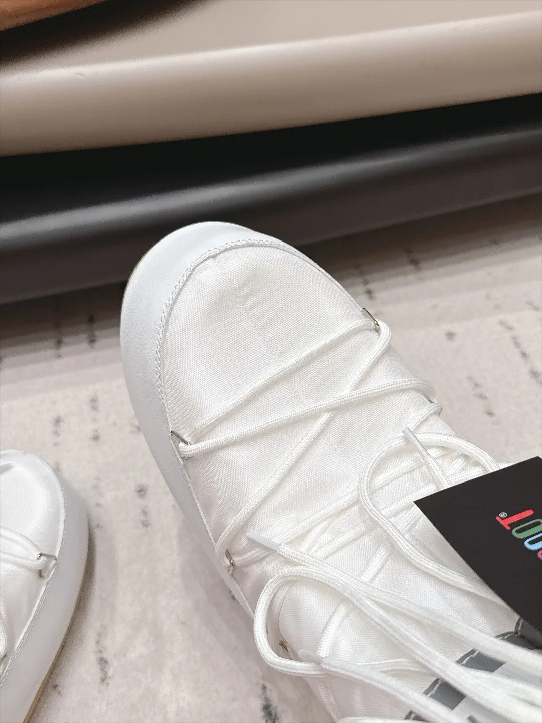 Moon Boot Smooth Snow Boots in White · view 6