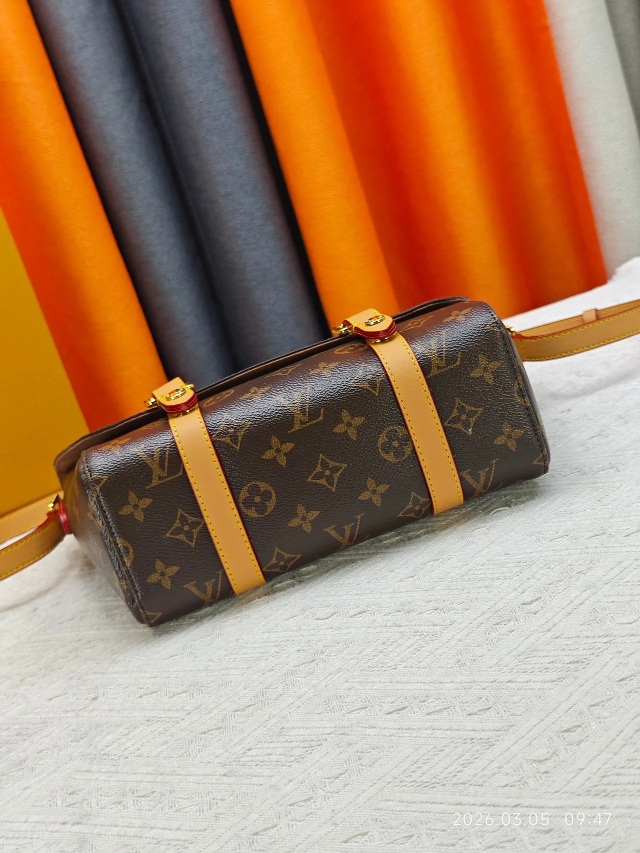 Louis Vuitton Cowhide Messenger Bag in Brown · view 5