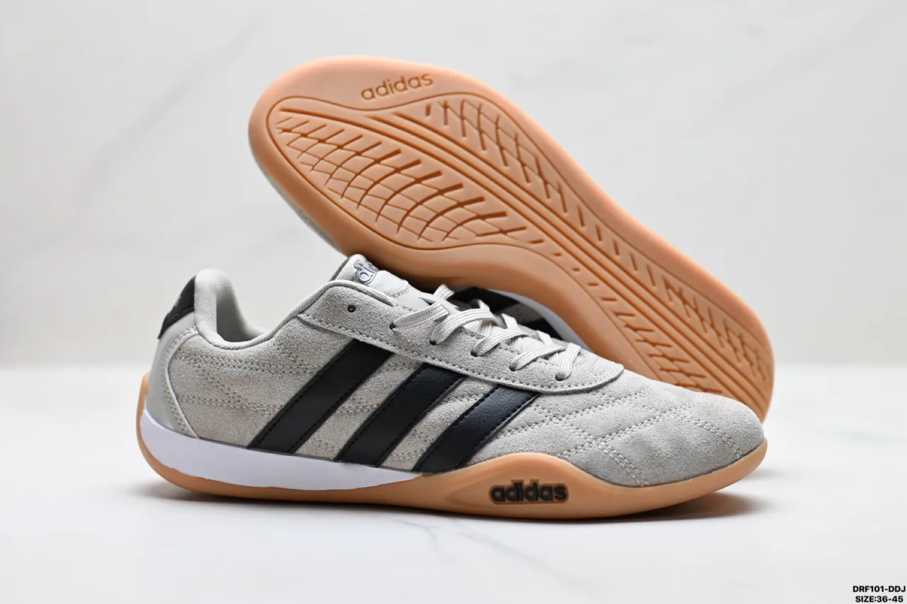 Adidas Striped Sneakers in Grey · view 7