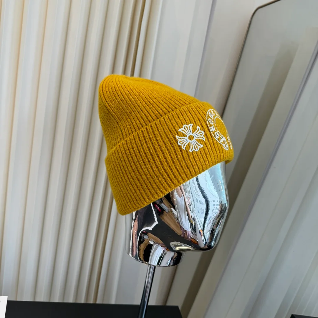 Chrome Hearts Beanie in Yellow · view 1