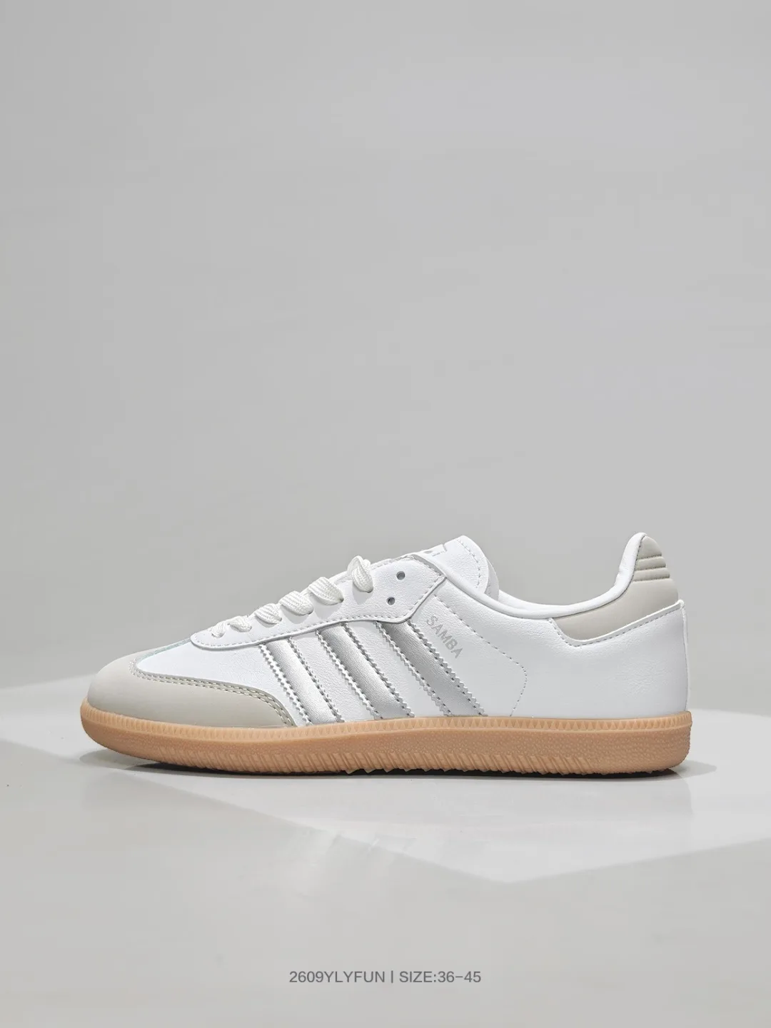 Adidas Samba low-top sneakers in Black & White & Blue & Cream & Burgundy · view 2