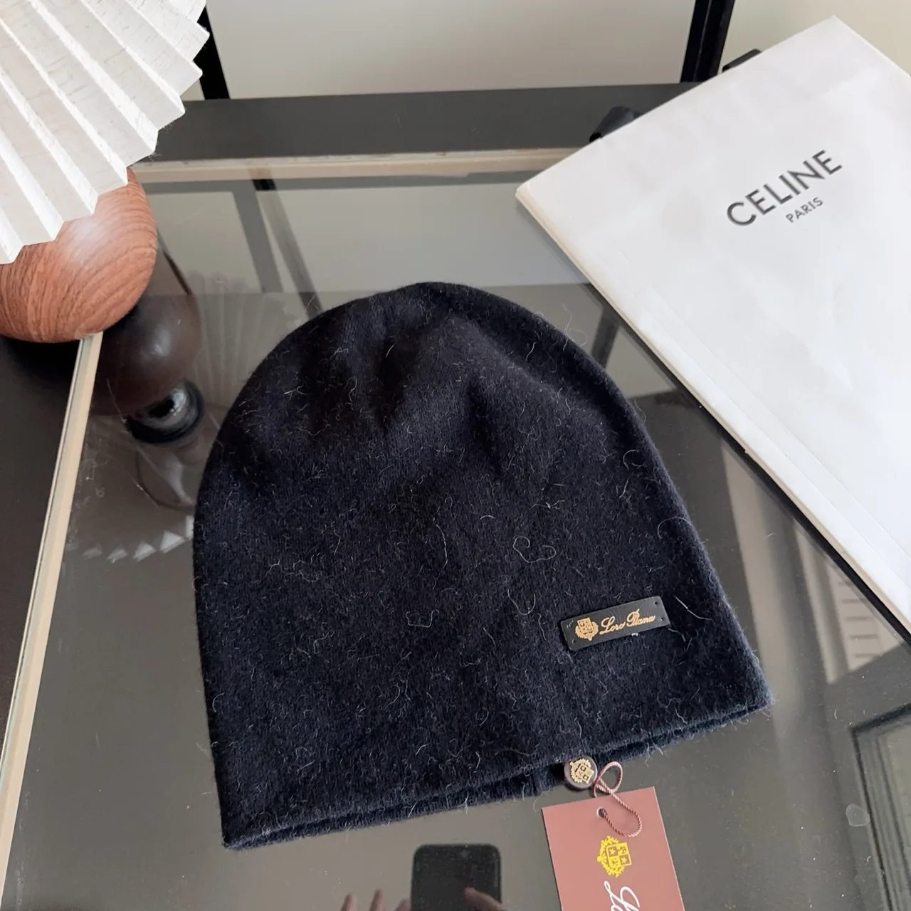 Celine Beanie in Black · view 6