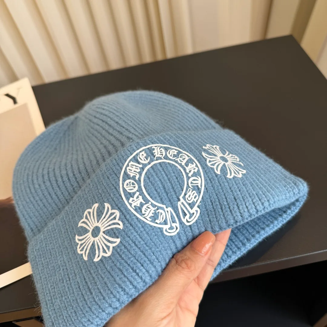 Chrome Hearts Beanie in Blue · view 7