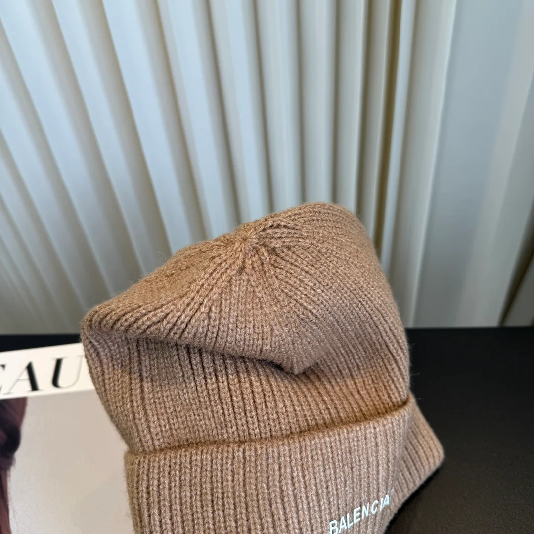 Balenciaga Beanie in Tan · view 8