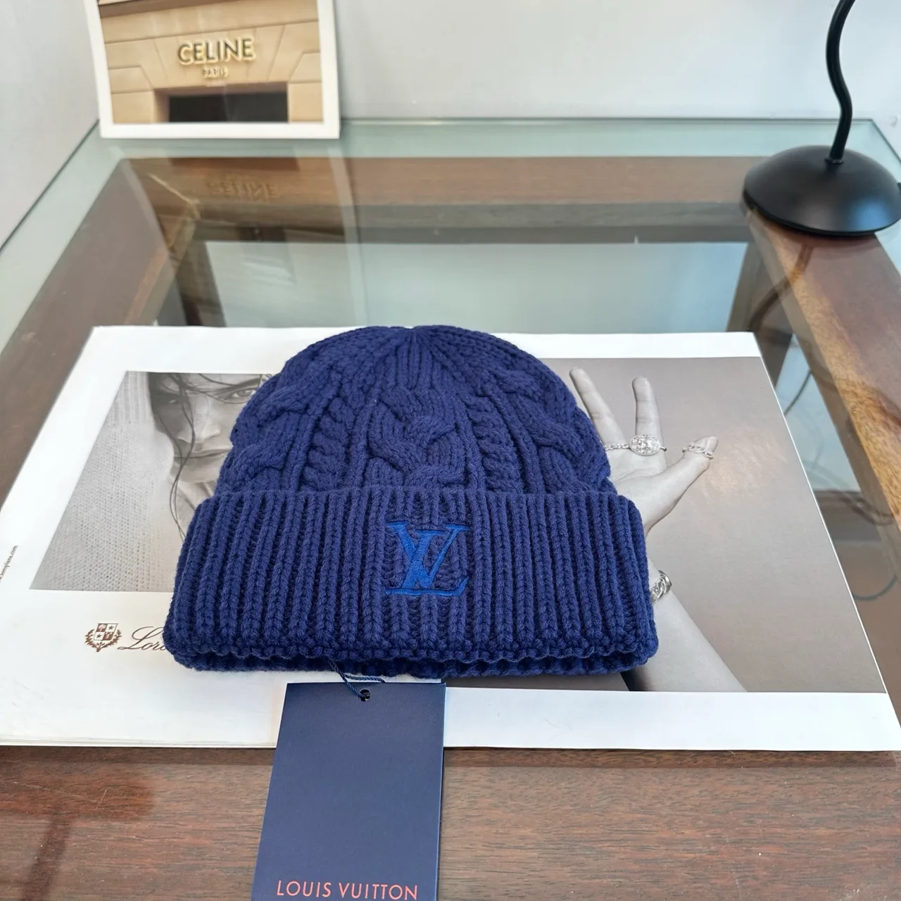 Louis Vuitton Beanie in Blue · view 1