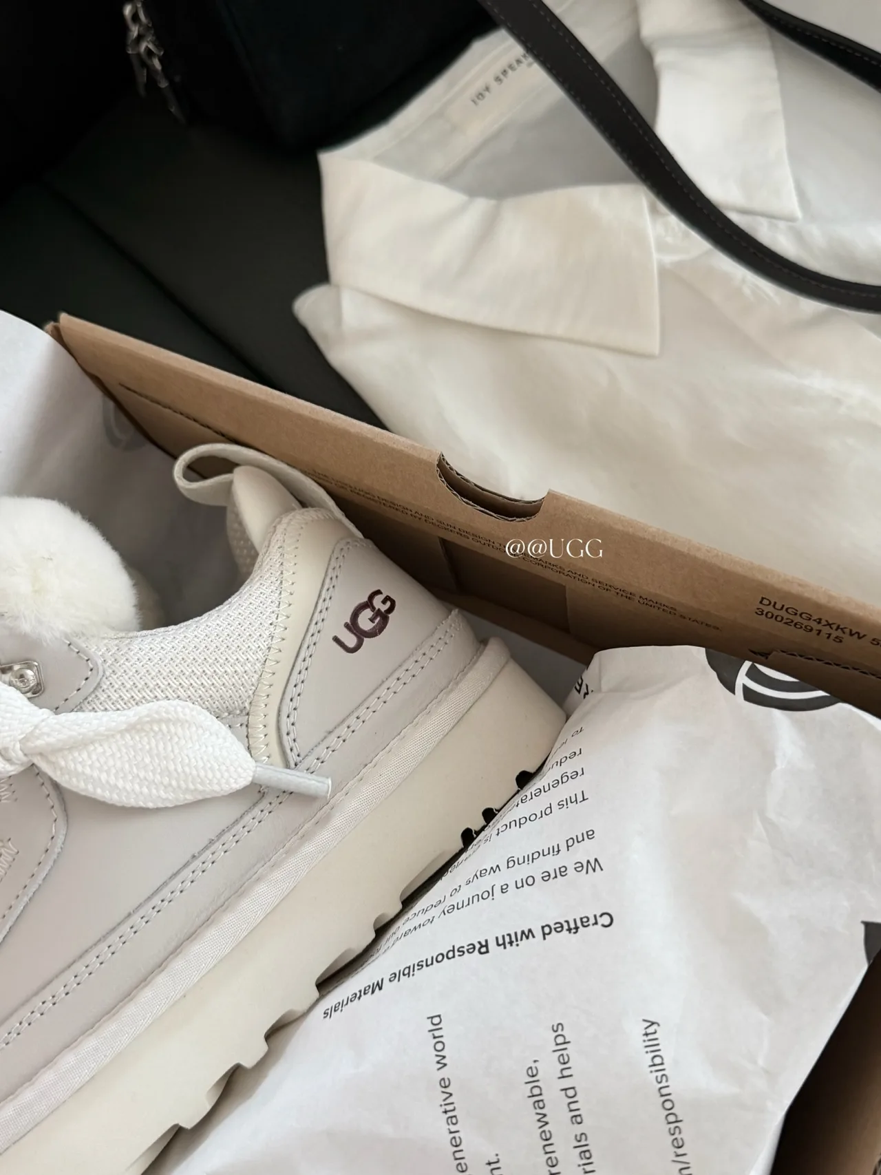 UGG Suede Canvas Sneakers in Grey · view 7