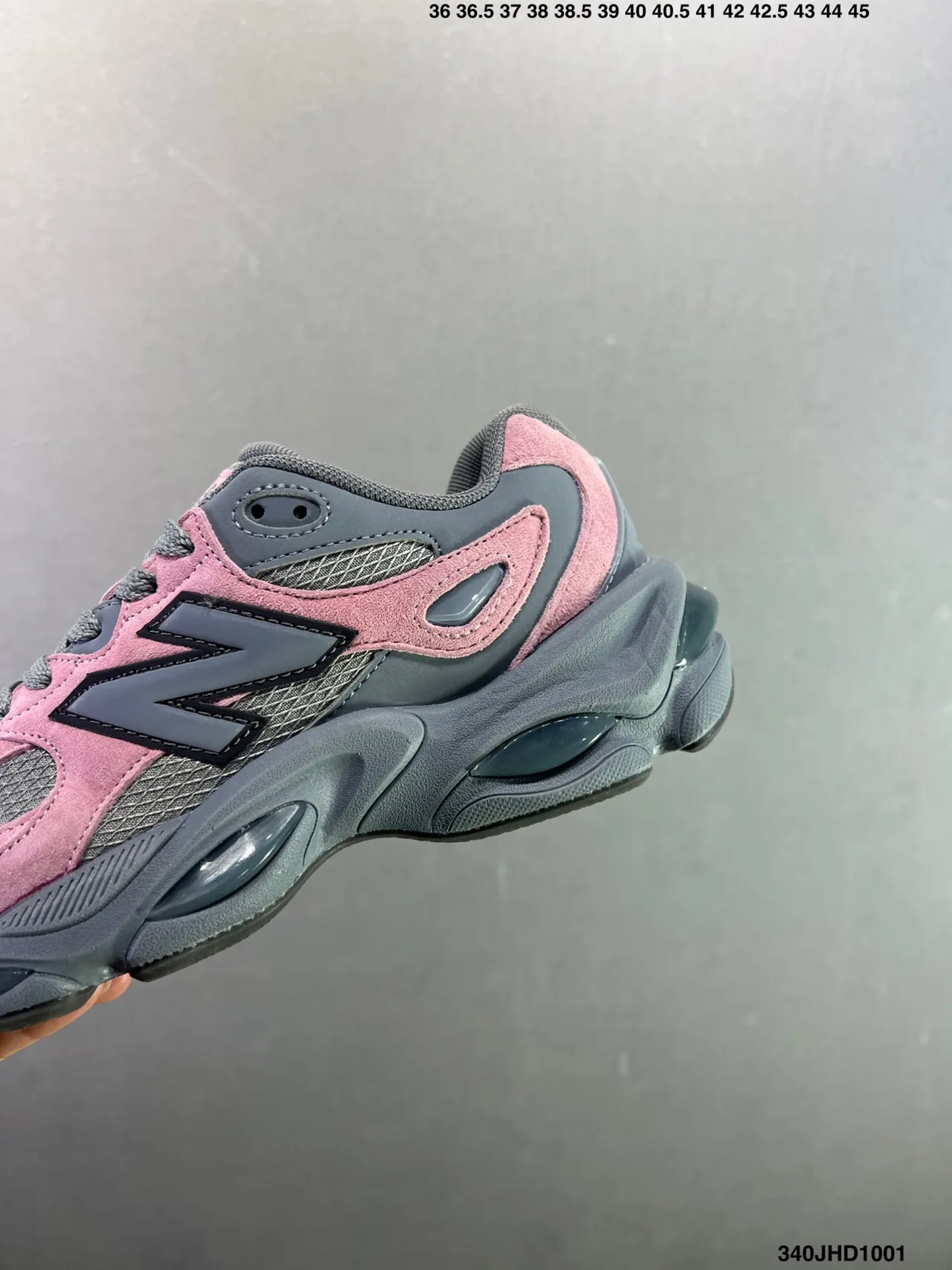 New Balance Panelled Sneakers in Pink · view 4