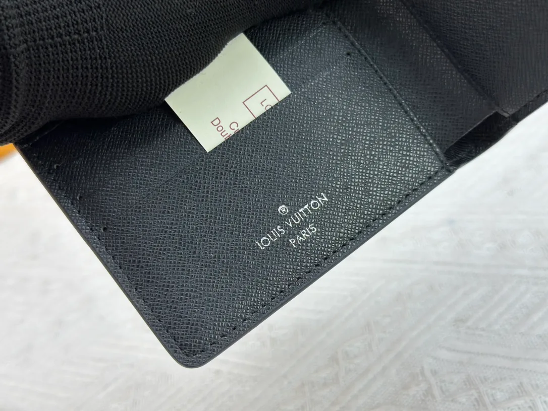 Louis Vuitton Canvas Monogram Wallet in Black · view 7