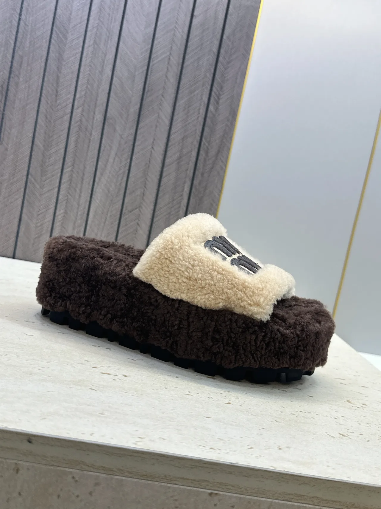 Miu Miu Slippers in Brown · view 6