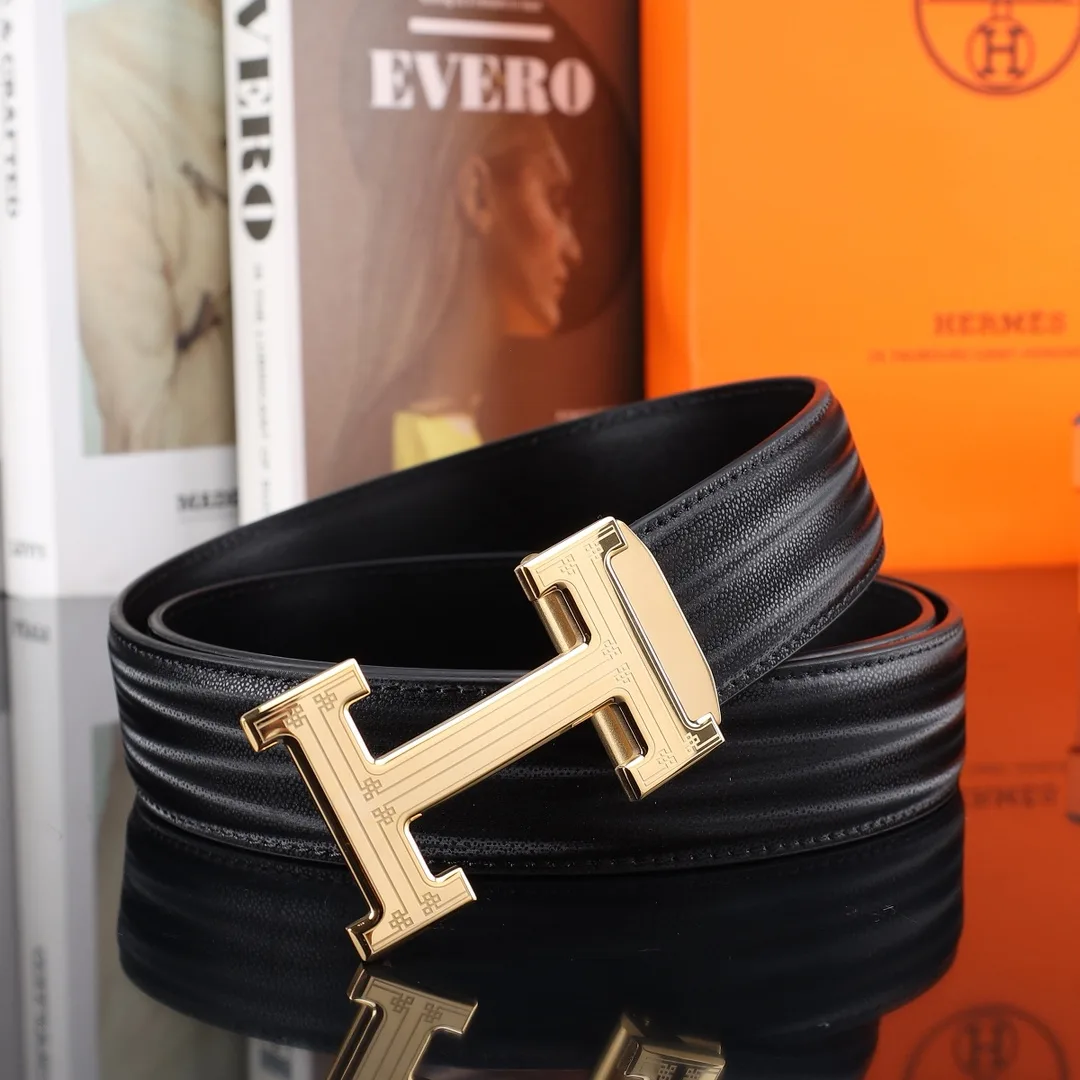 Hermes Automatic H buckle belt in Black · view 3