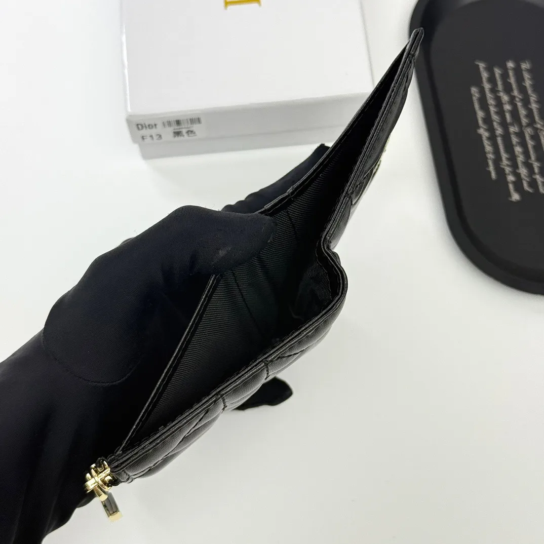Dior Lambskin Bifold Wallet in Black · view 8