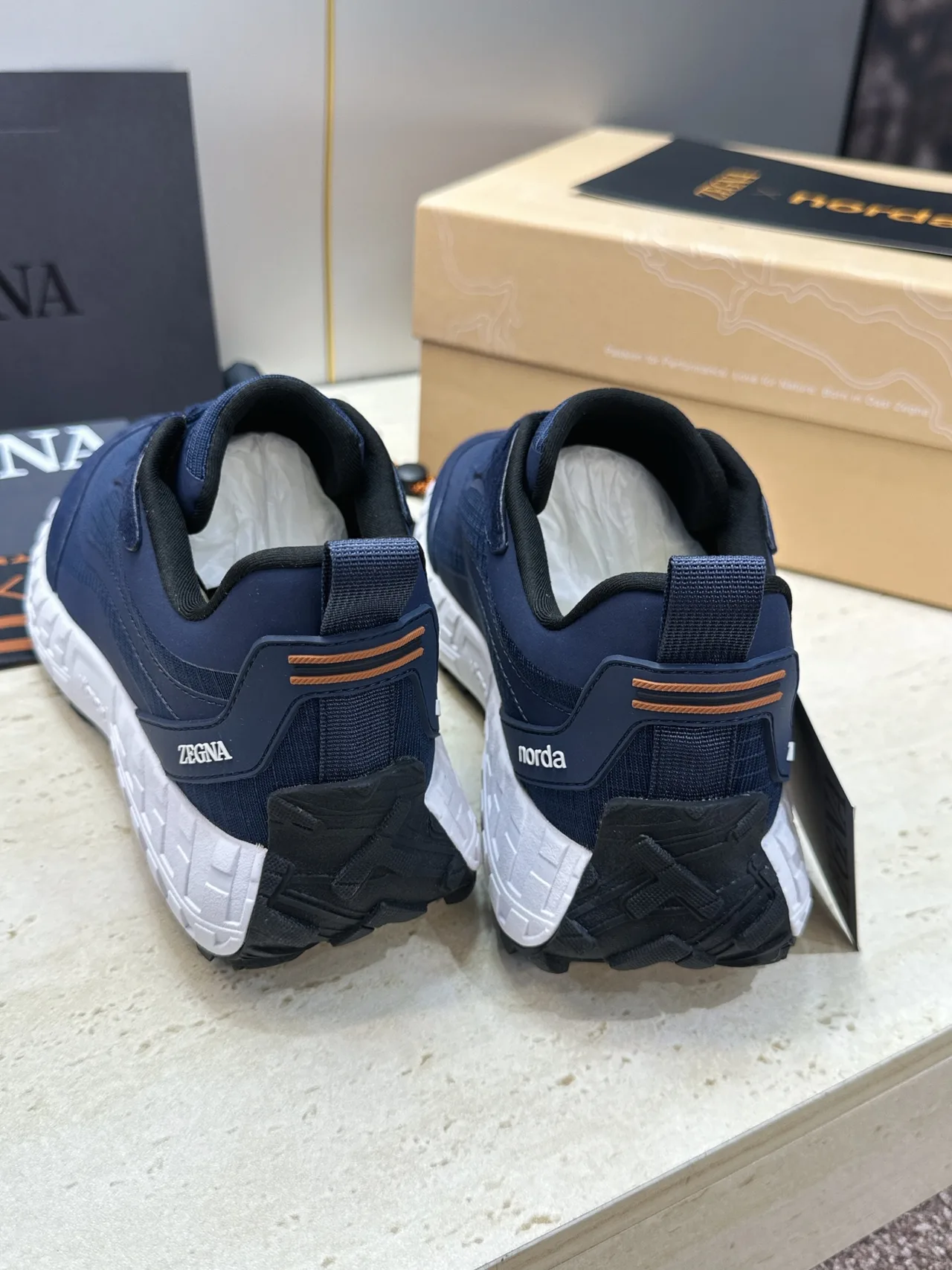 Zegna Sneakers in Blue · view 8