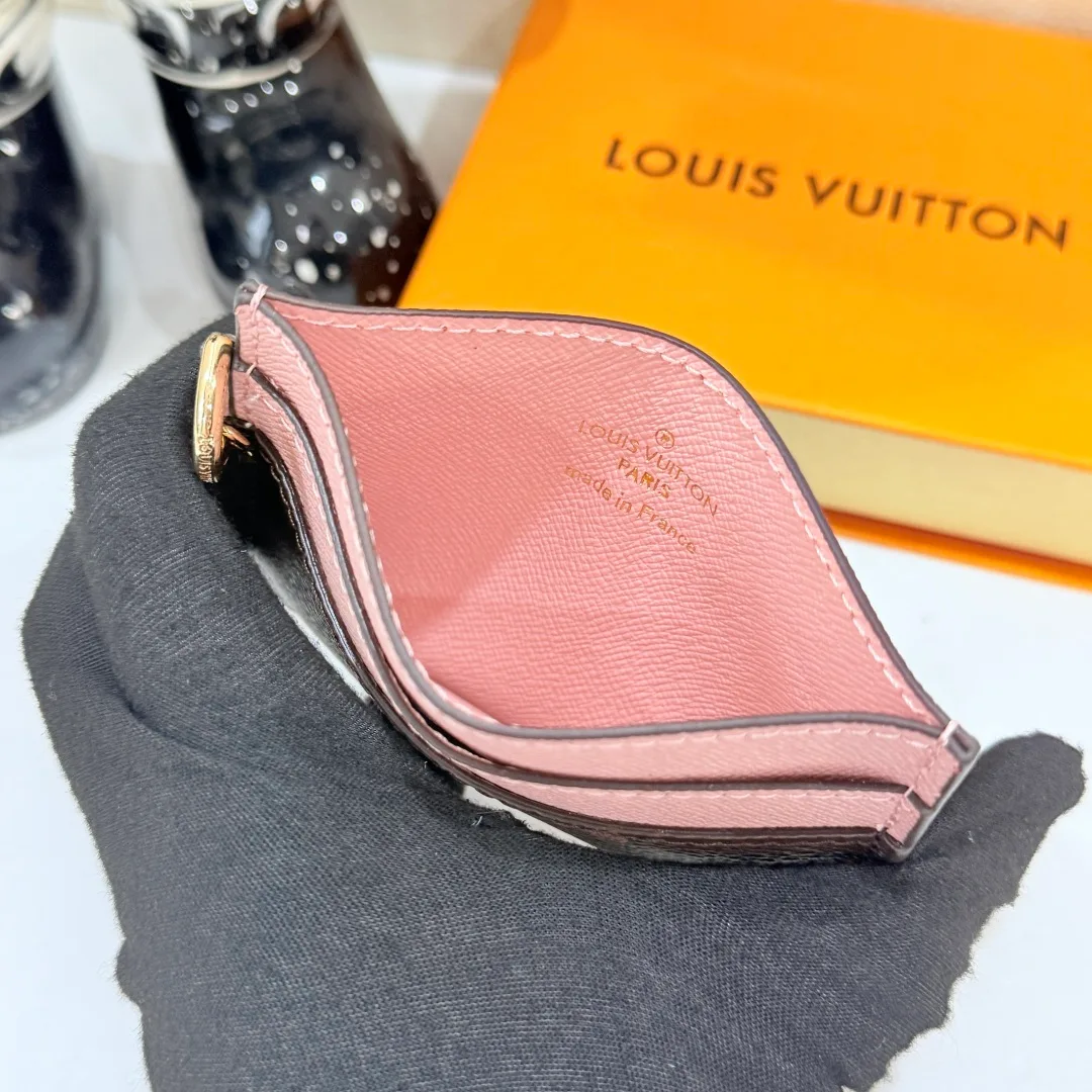 Louis Vuitton Charm Cardholder in Brown & White & Black · view 5