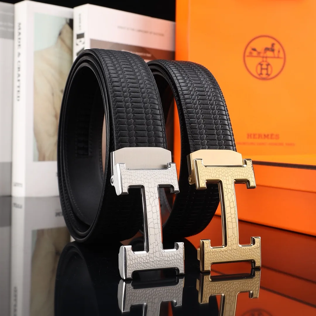 Hermes Automatic H Belt in Black · view 8