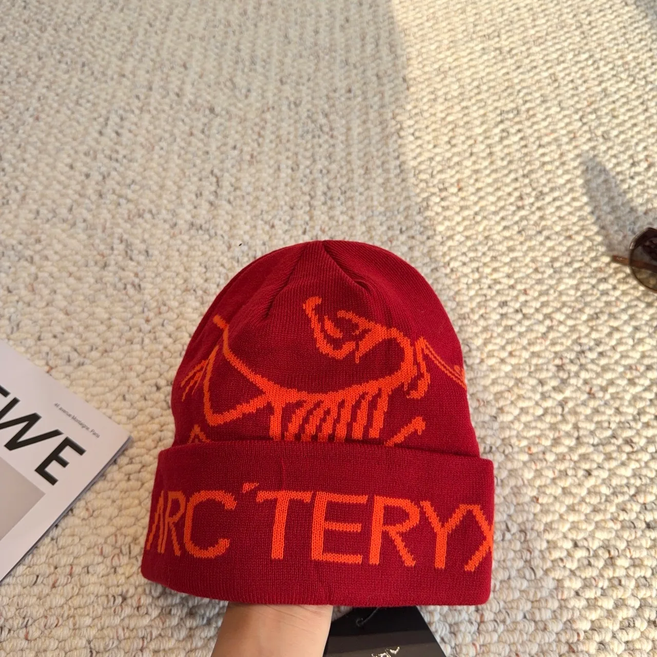 Arcteryx Beanie in Red · view 8