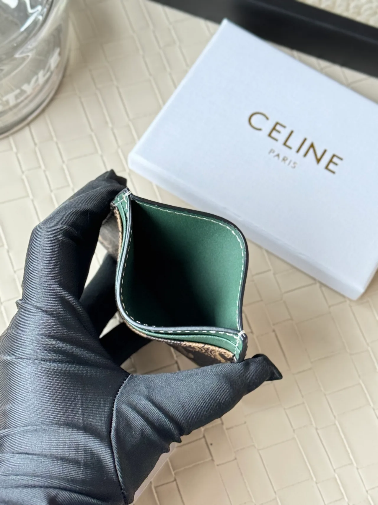 Celine Cardholder in Brown · view 5