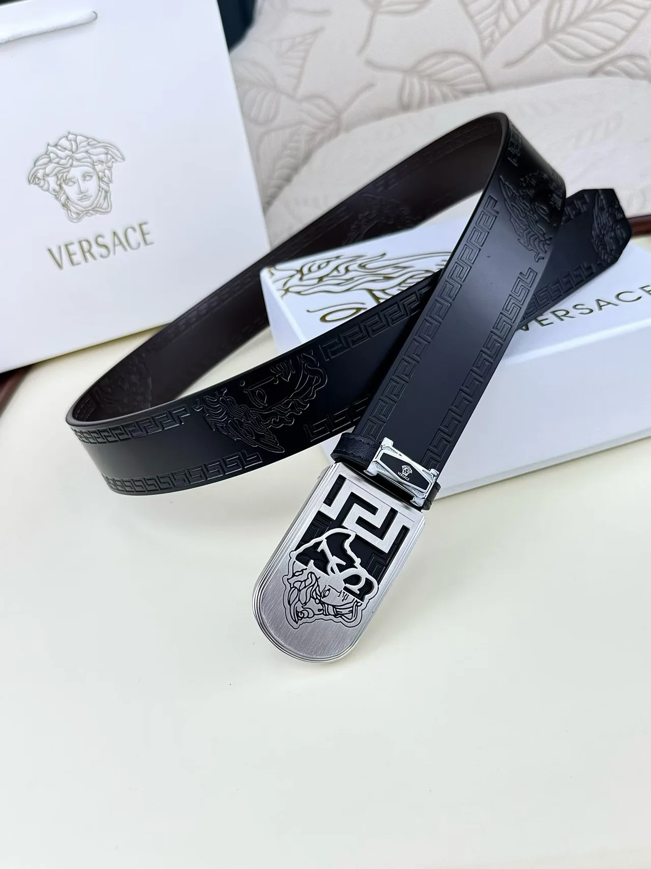 Versace Belt in Black · view 4