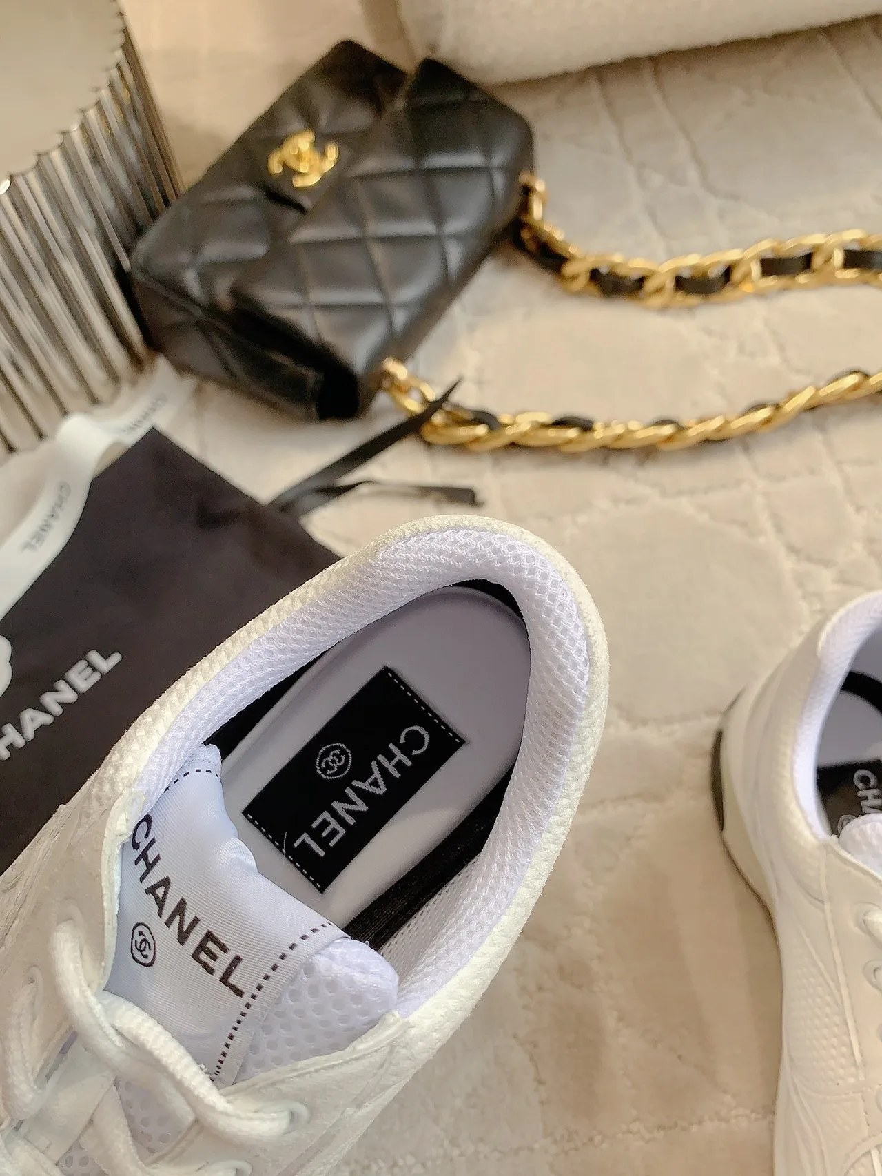 Chanel Sneakers in White · view 6