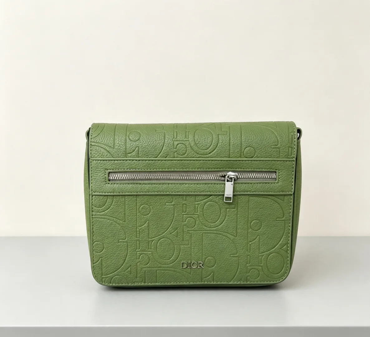 Dior Zip Crossbody Bag in Green & Black & Blue · view 1