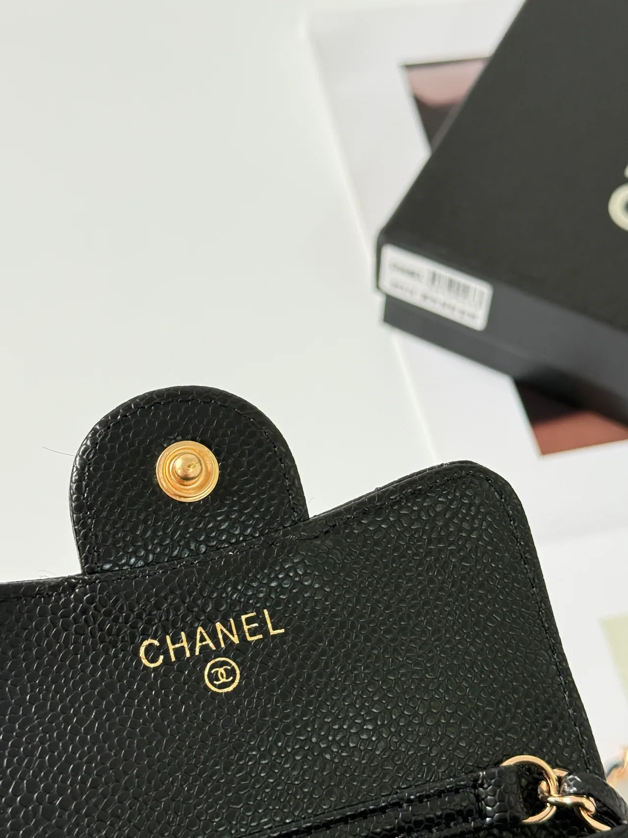 Chanel Quilted Zip Pouch in Black · view 6