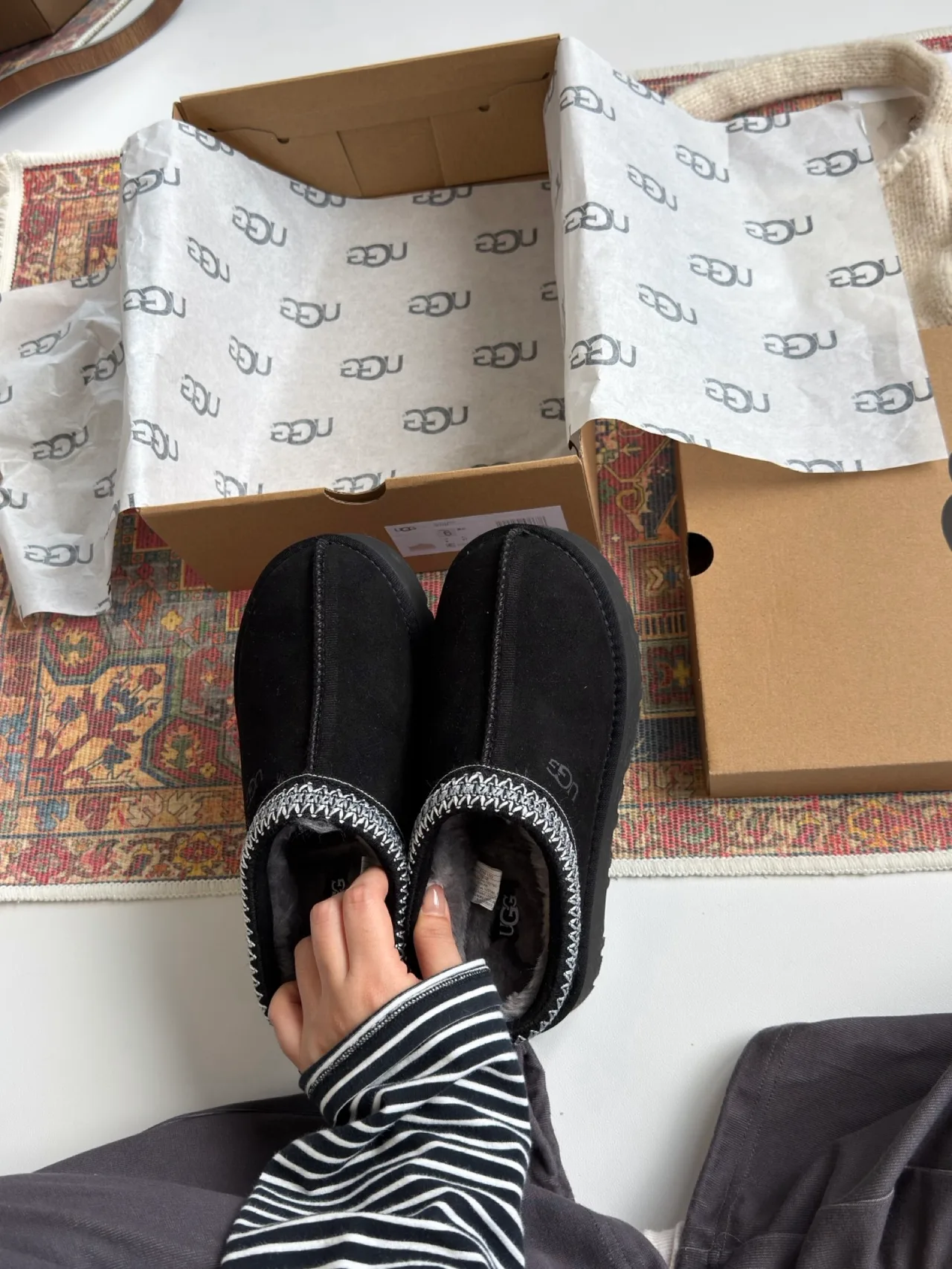 UGG Slippers in Black · view 1